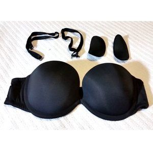Gap Body Black 36A Convertible Strapless Pushup